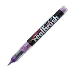 Karin Realbrush Pigment Marker - Plum, cap off
