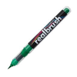 Karin Realbrush Pigment Marker - Green, cap off