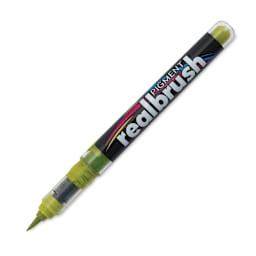 Karin Realbrush Pigment Marker - Lime Green, cap off
