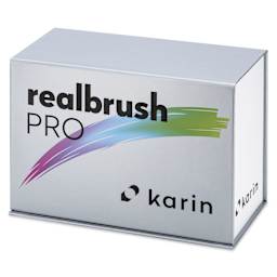 Karin Realbrush Pro Markers - Mini Box, Set of 27, front of box closed