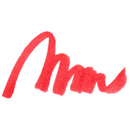 Karin Realbrush Pro Marker - Fire Red, swatch