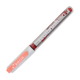 Karin Realbrush Pro Marker - Soft Peach 1, 4 mm, Brush Tip, cap on