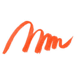 Karin Realbrush Pro Marker - Orange Red, swatch