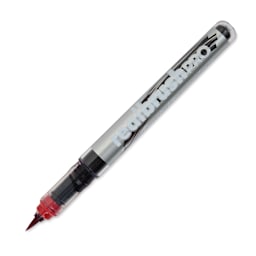 Karin Realbrush Pro Marker - Lipstick Red, 4 mm, Brush Tip, cap off
