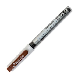 Karin Realbrush Pro Marker - Henna, 4 mm, Brush Tip, cap on