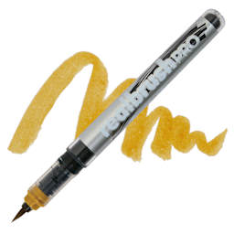 Karin Realbrush Pro Marker - Ochre, swatch and marker