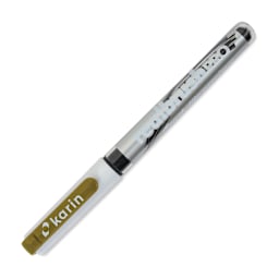 Karin Realbrush Pro Marker - Curry, 4 mm, Brush Tip, cap on