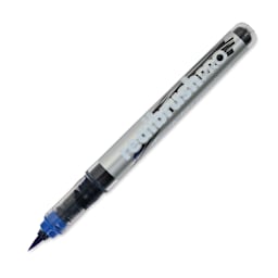 Karin Realbrush Pro Marker - Royal Blue, 4 mm, Brush Tip, cap off