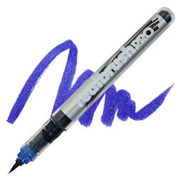 Karin Realbrush Pro Marker - Royal Blue, swatch and marker