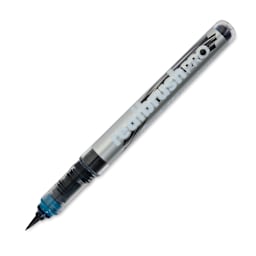 Karin Realbrush Pro Marker - Sapphire Blue, 4 mm, Brush Tip, cap off