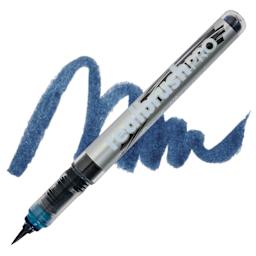 Karin Realbrush Pro Marker - Sapphire Blue, swatch and marker