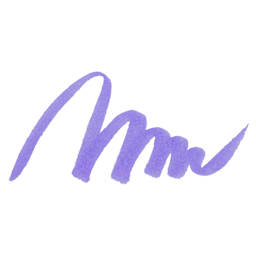 Karin Realbrush Pro Marker - Neon Violet Blue, swatch