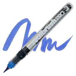 Karin Realbrush Pro Marker - Egyptian Blue, swatch and marker