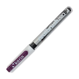 Karin Realbrush Pro Marker - Lilac, 4 mm, Brush Tip, cap on