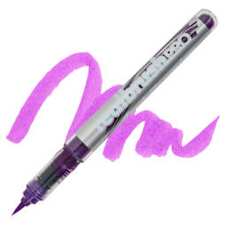 Karin Realbrush Pro Marker - Neon Violet, swatch and marker