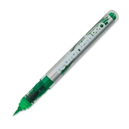 Karin Realbrush Pro Marker - Neon Light Green, 4 mm, Brush Tip, cap off