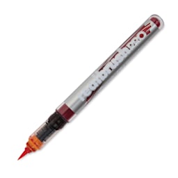 Karin Realbrush Pro Marker - Amber, 4 mm, Brush Tip, cap off