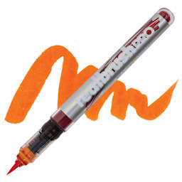 Karin Realbrush Pro Marker - Amber, swatch and marker