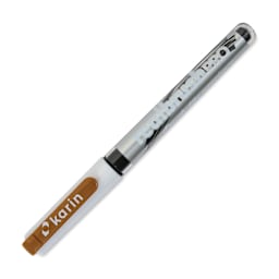 Karin Realbrush Pro Marker - Praline, 4 mm, Brush Tip, cap on