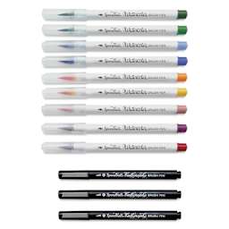 Speedball Hand Lettering Brush Markers - Set of 12