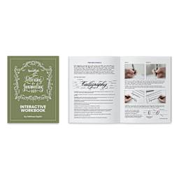 Speedball Hand Lettering and Journaling Kit - Set of 29 - instruction booklet