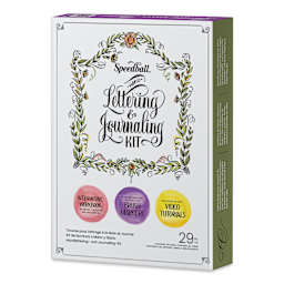 Speedball Hand Lettering and Journaling Kit - Set of 29 - front of packaging