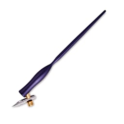 Tom's Studio Flourish Oblique Calligraphy Dip Pen - Iris, pen