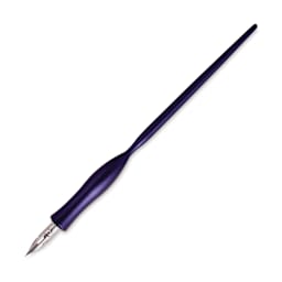 Tom's Studio Flourish Straight Calligraphy Dip Pen - Iris, pen