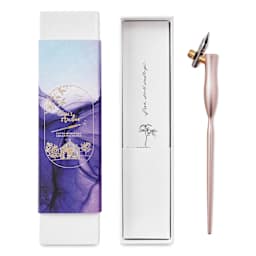 Tom's Studio Flourish Oblique Calligraphy Dip Pen - Rose Gold