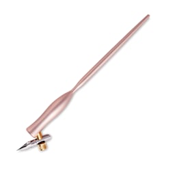 Tom's Studio Flourish Oblique Calligraphy Dip Pen - Rose Gold