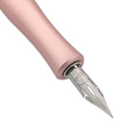 Tom's Studio Flourish Straight Calligraphy Dip Pen - Rose Gold, close-up