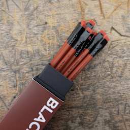 Blackwing Volumes 746 The Golden Gate Bridge Pencil - Pkg of 12, pencils coming out of packaging