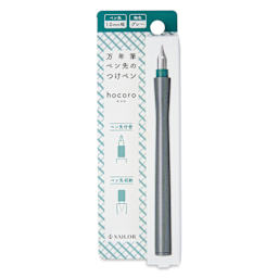 Sailor Hocoro Dip Pen - Gray, 1 mm Calligraphy Nib, front of package