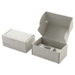 Kakimori Pen Dip Nib - Stainless Steel, inside of the packaging