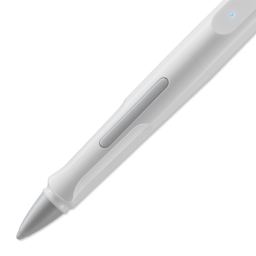Lamy Safari Note+ Stylus Pen - White Gloss, close-up