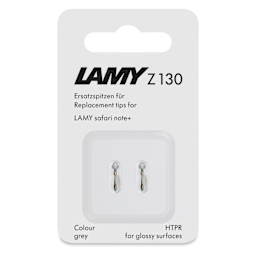 Lamy Safari Note+ Stylus Pen Replacement Tips - Grey, Pkg of 2, front of the packaging