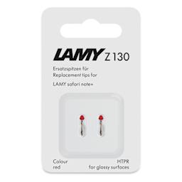 Lamy Safari Note+ Stylus Pen Replacement Tips - Red, Pkg of 2, front of the packaging