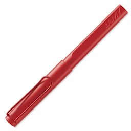 Lamy Safari Note+ Stylus Pen - Red Matte, cap on