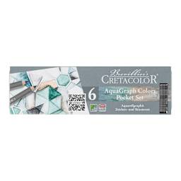 Cretacolor AquaGraph Pencils - Pocket Set of 6