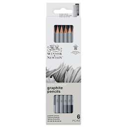 Winsor & Newton Studio Collection Graphite Pencils - Set of 6, front of the packaging