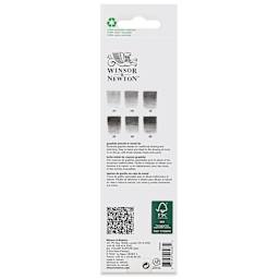 Winsor & Newton Studio Collection Graphite Pencils - Set of 6, back of the packaging