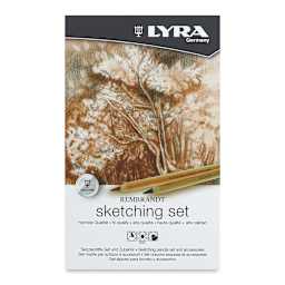 Lyra Rembrandt Sketching Set - Set of 10 front of packaging