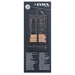 Lyra Rembrandt Sketching Set - Sketching Roll, Set of 24 contents list card