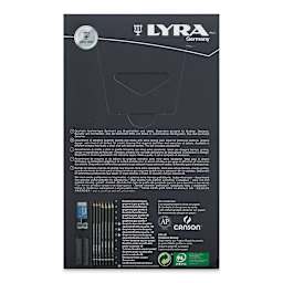 Lyra Rembrandt Graphite Pencils - Set of 11 (back of package)