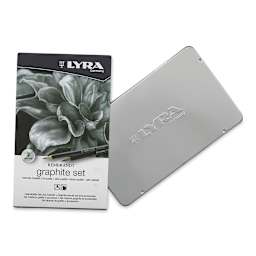 Lyra Rembrandt Graphite Pencils Set (front of package and tin)