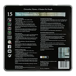 Cretacolor The Diamond Box Luxury Drawing Set - Set of 15 (back of package)