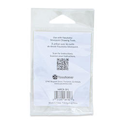 Yasutomo Silverpoint Drawing Tool - Replacement Tip, 1 mm back of packaging