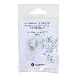 Yasutomo Silverpoint Drawing Tool - Replacement Tip, 1 mm front of packaging