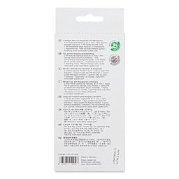 Faber-Castell Creative Studio Charcoal Sketch Set, Set of 7, back of packaging