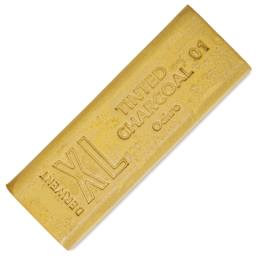 Derwent Tinted Charcoal XL Block - Ochre, single block